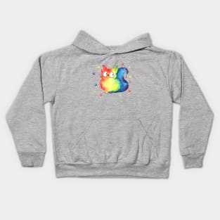 Rainbow Cat Kids Hoodie